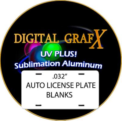Aluminum Dye Sublimation .032'' Auto License Plate Blanks- 90PCs- Free Delivery!