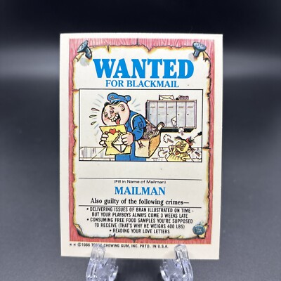 1986 Topps Garbage Pail Kids Trashed Tracy R39057 | eBay