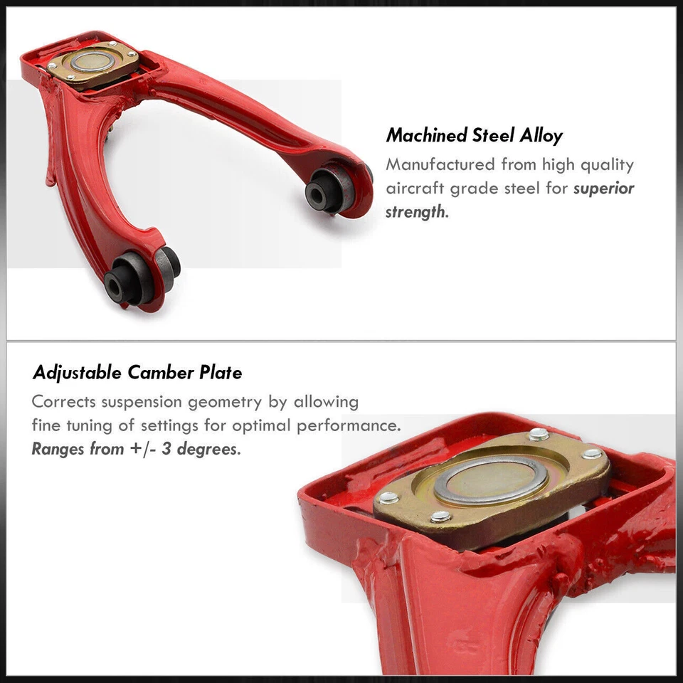 Front Upper Camber Control Arm Bushing Kit for 92-95 Civic EG 94-01 Integra DC2 - Изображение 3 из 4