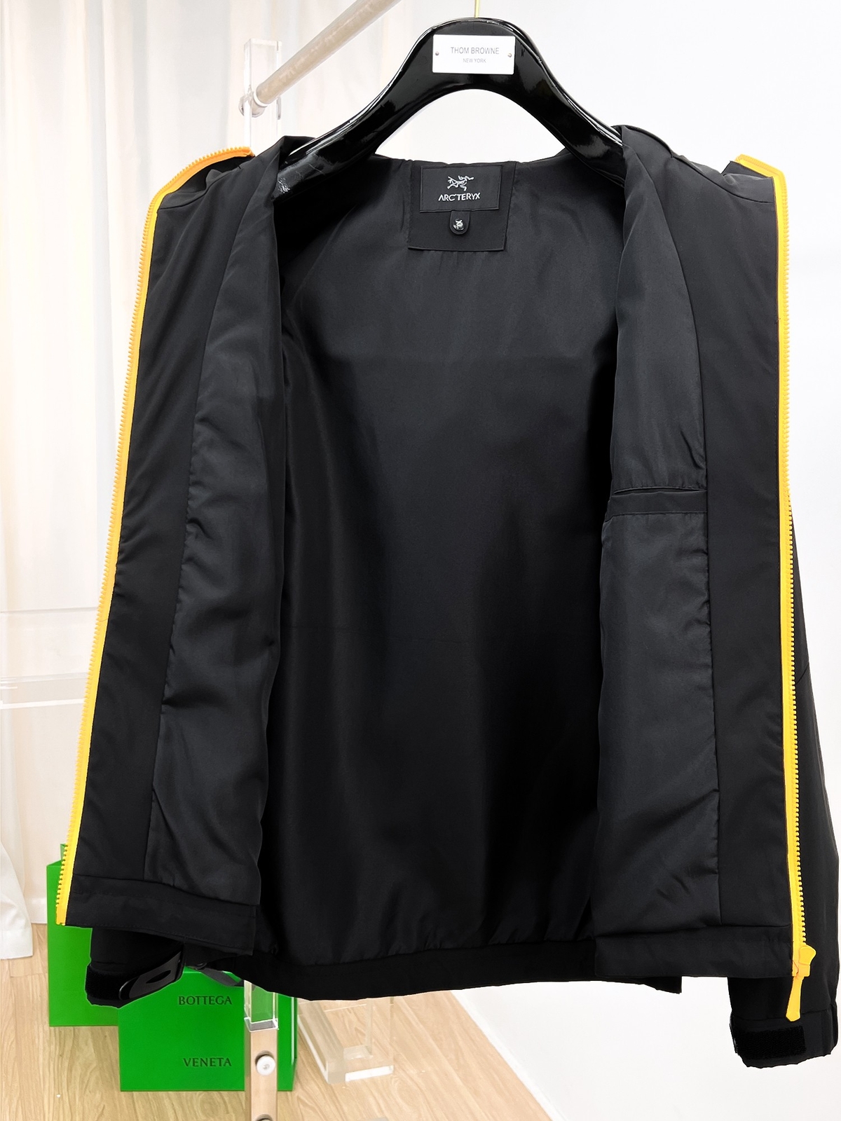 ARC'TERYX Arcteryx nuovo nero giacca uomo con cappuccio taglia M 3XL