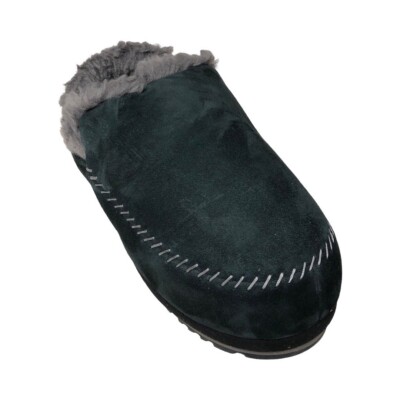 UGG Men's Anders Slippers Black 1158174 Shoes Sheepskin Suede | eBay