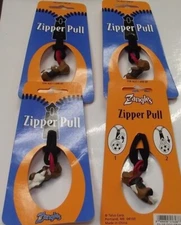 Zangles Sporties Zipper Pulls Great For Luggage Or Backpacks 4pcs