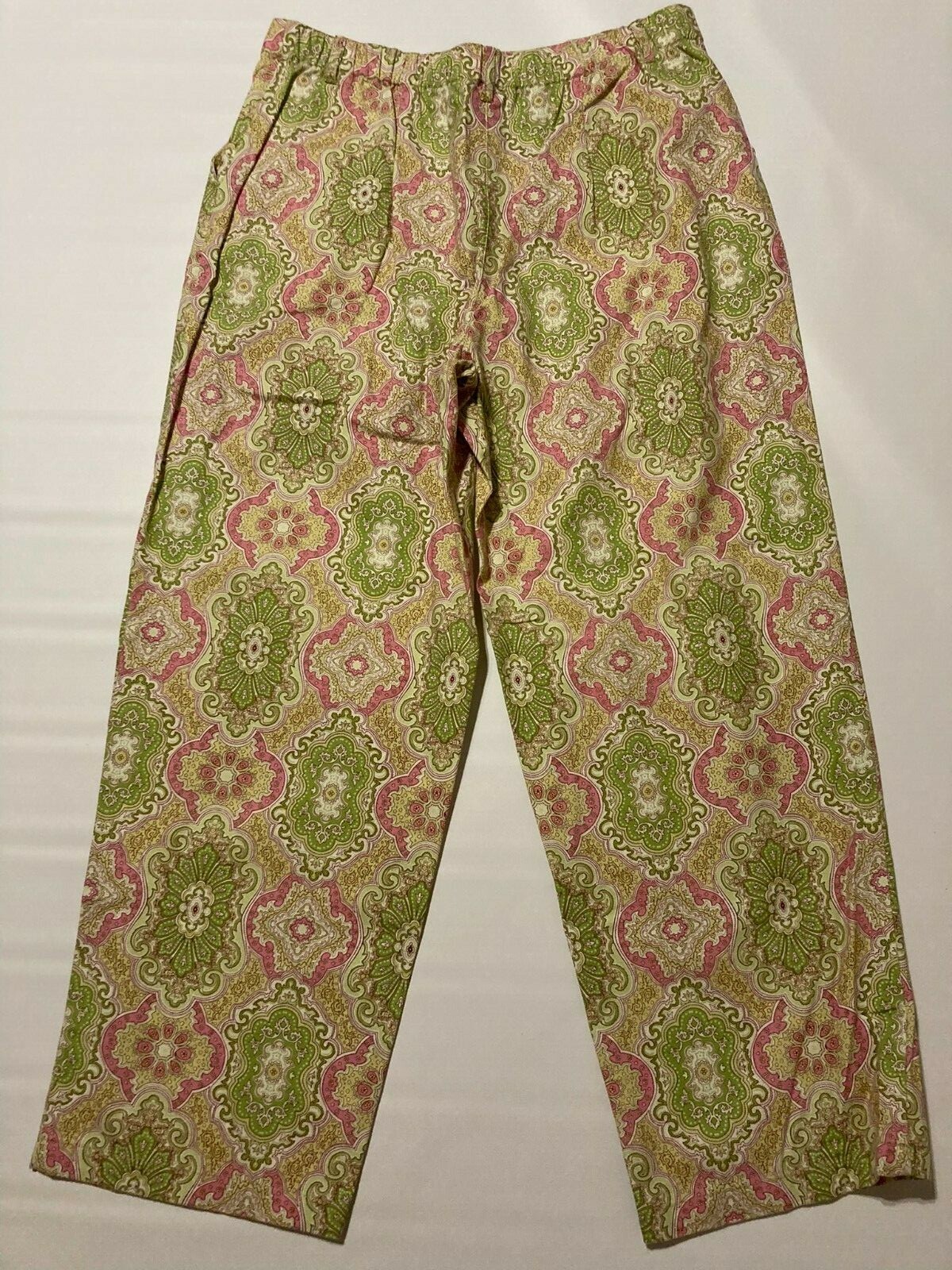 Talbots Crop Back Elastic Stretch Multicolored Pa… - image 8