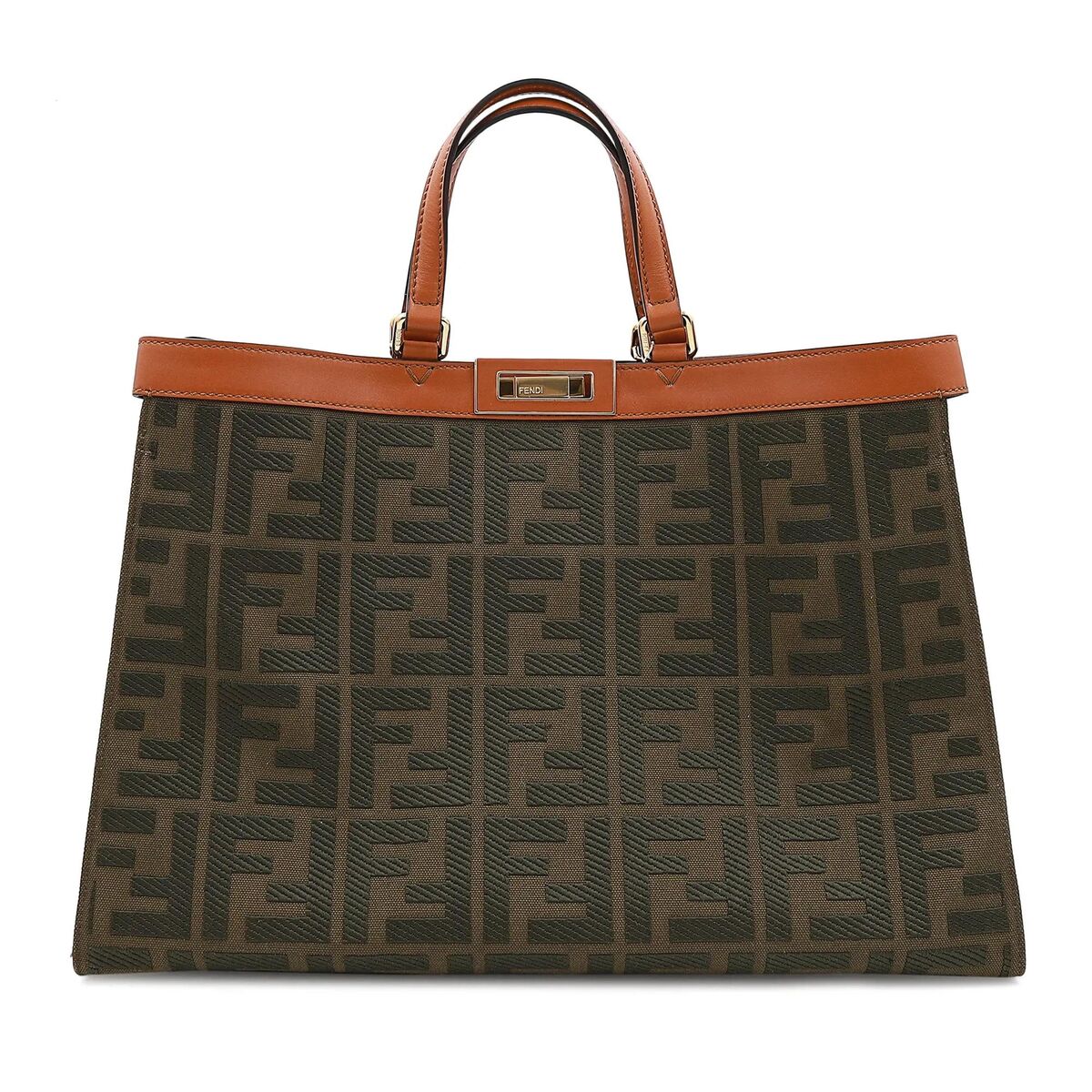 Fendi Peekaboo X-Tote Canvas Medium Green Ladies Handbag | eBay Fendi Peekaboo X-Tote Canvas Medium Green Ladies Handbag | eBay