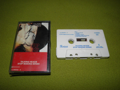 Talking Heads - Stop Making Sense RARE 1984 Israel Made Cassette