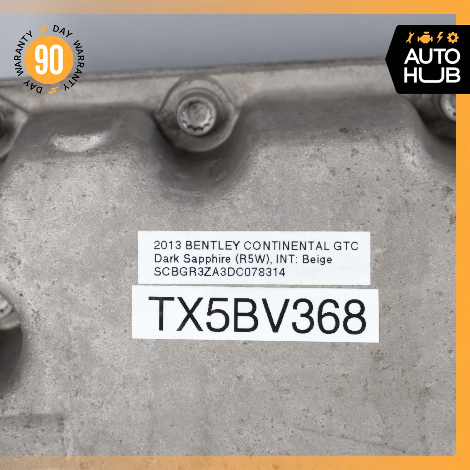 03-18 Bentley Continental GTС GT 6.0L Engine Lower & Upper Oil Pan OEM 71k