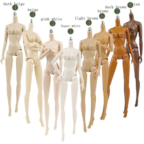 High Quality Replacement 1/6 Movable Jointed Body For 11.5" Doll Big Breast Body - Picture 6 of 31