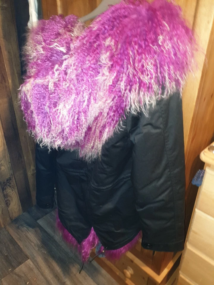 Mongolian Lamb Fur Line Parka - Image 3 of 4