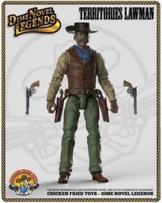 Dime Novel Legends 1:18 scale (4'') old west action figure Territories Lawman