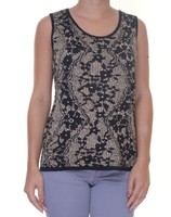 August Silk Women's Sleeveless Gold Lace Top Size Xs on sale August Silk Women's Sleeveless Gold Lace Top Size Xs on sale