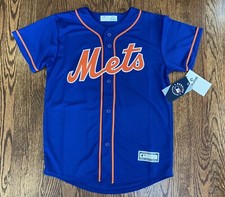 NY Mets Boys Baseball Jersey 48 Jacob deGROM New York NWT MLB 60 Blue Orange