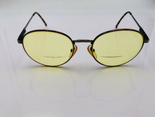 Vintage Clear Vision Kam 11 Tortoise Gold Oval Sunglasses Hong Kong FRAMES ONLY