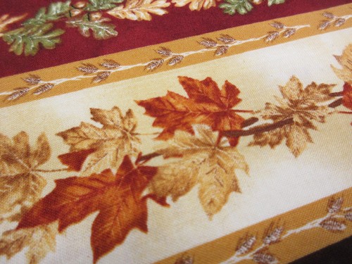 Companion Fabric Bundle (2) 1+ yds x 42 In Fall Leaves Brown Beige Am 178 - Picture 3 of 11