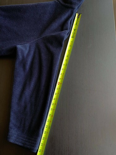 Marks and Spencer men sz. L zip up blue fleece jacket coat - Picture 6 of 8