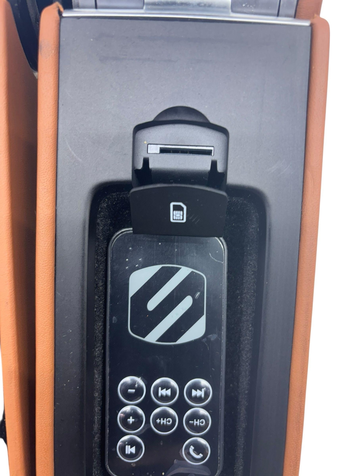 2006-2012 BENTLEY CONTINENTAL FRONT CONSOLE LID ARMREST | SADDLE (99) *INDENTS*