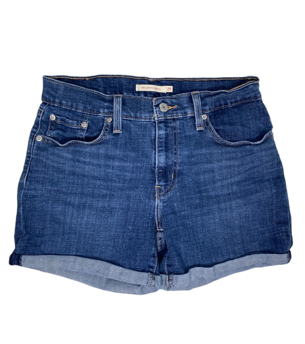 Levi's Mid Length Denim Shorts Size 29