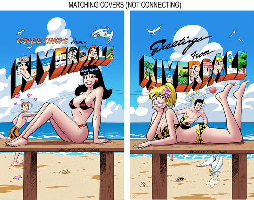 Betty & Veronica Summer Spectacular #1 Fernando Ruiz - POST CARD - Matching Set
