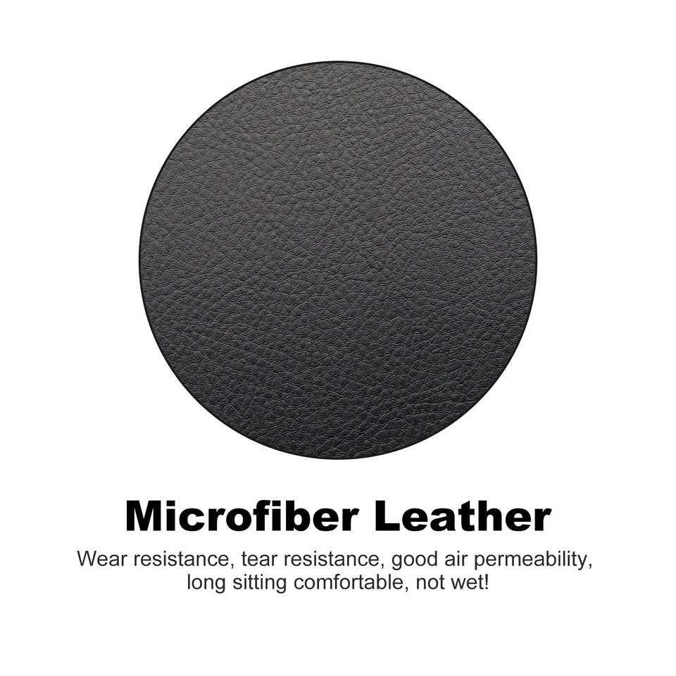 Richmond Auto Upholstery Black Genuine Leather Steering Wheel Cover For 1998-2002 Dodge Ram 2500 - Includes Needle & Cord (OE Spec)