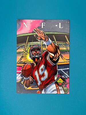 1994 Classic NFL Pro Line Illustrations #403 Joe Montana - NFL Trading Card