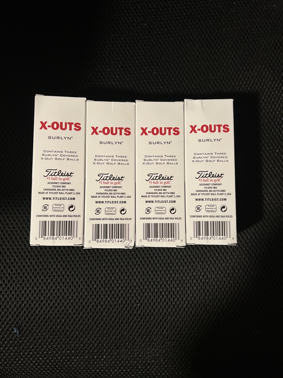 TITLEIST X OUTS GOLF BALLS 12 PACK New eBay