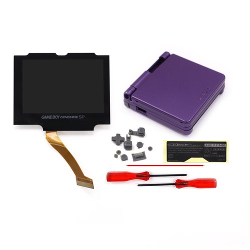 Kits de resaltado LCD con retroiluminación LCD GBA SP 3.0"" IPS con carcasa para GameBoy Advance SP - Imagen 10 de 26