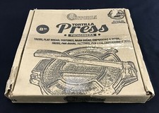Brand New Victoria 8 Cast Iron Tortilla Press and Pataconera Empanadas Maker