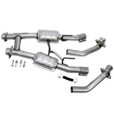 Bbk Performance Hi-flow Catted H-pipe For 1986-1993 Mustang 5.0l