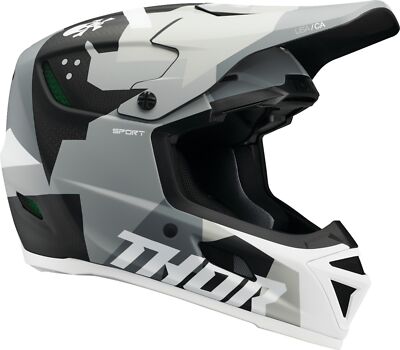 Thor Reflex Sport Carbon Brave MIPS MX Offroad Helmet Gray/White