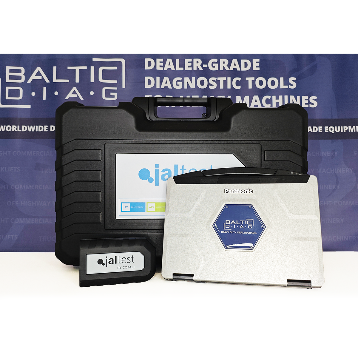 JALTEST TRUCK DIAGNOSTIC TOOL SET WITH LAPTOP AND CABLES OPTIONS