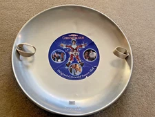 Slippery Racer Original Griswold Aluminum Metal Snow Saucer Sled with Handles