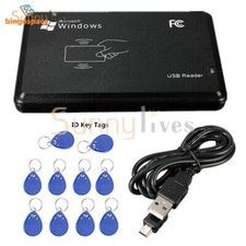 125Khz USB RFID Contactless Proximity Sensor Smart ID Card Reader EM4100/ID Tag