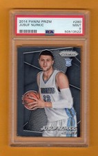 JUSUF NURKIC 2014-15 PANINI PRIZM ROOKIE RC # 280 FRESH PSA 9 NUGGETS BLAZERS