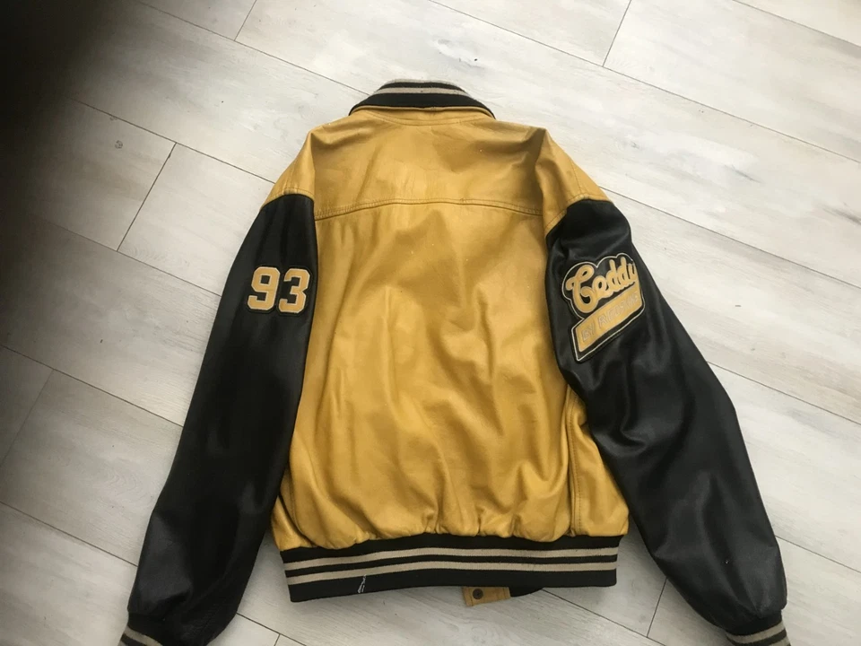  Rare vintage limited addition Redskins  buffalo leather Baseball Jacket XXL - Image 3 of 4