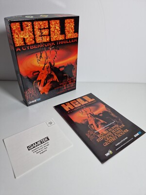 NUR Verpackung und Beilagen zu Hell A Cyberpunk Thriller GameTek PC CD BIG BOX