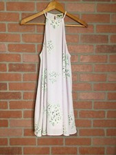 Show Me Your Mumu XS Gomez Mini Dress Floral Print Pastel Sleeveless Halter