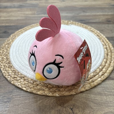Angry Birds Pink Bird Plush 6'' Stuffed Animal NEW w TAGS