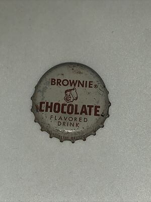 Brownie chocolate drink ￼soda pop bottle cap Vintage Cork SOFTDRINK Collectible