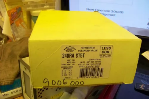 alco controls 240RA 8T5T refrigerant solenoid valve 
