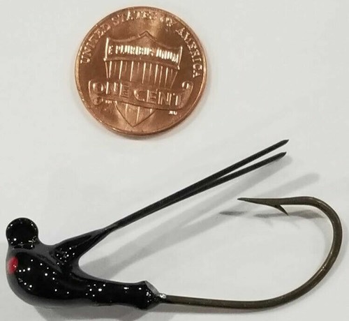 1/4 oz Weedless Flipping Jig Head V Weed Brush Guard Bass Bait Eagle Claw Choice - Picture 12 of 21