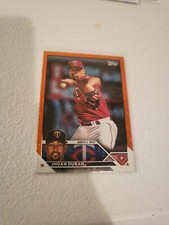 2023 Series 1 Base Orange Foil #218 Jhoan Duran /299 - Minnesota Twins