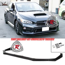 Fits 18-21 Subaru Wrx Sti Only V-limited Style Front Lip Urethane
