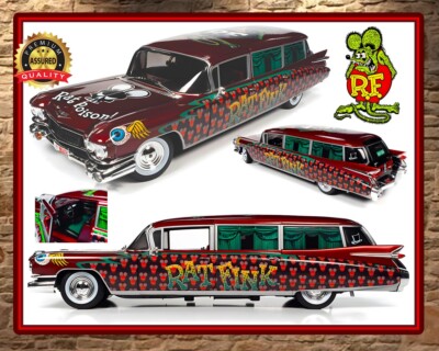 自動車 Rat Fink 1959 Cadillac Eldorado Hearse 1959 - Cadillac Eldorado Hearse - Rat Fink - Metal Sign 11 x 14 | eBay