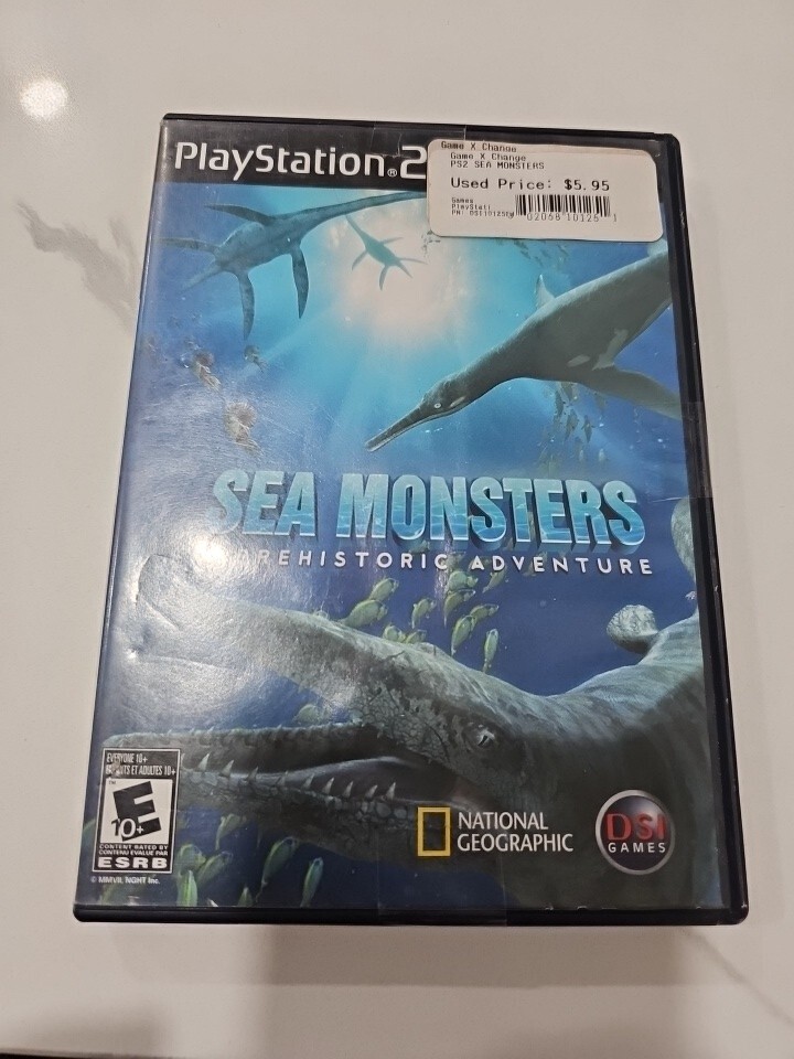Sea Monsters A Prehistoric Adventure (Sony Playstation 2 PS2) CIB Completo