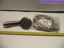 New w Scratches Handheld Showerhead 3" Wide Head, 5' Hose Length