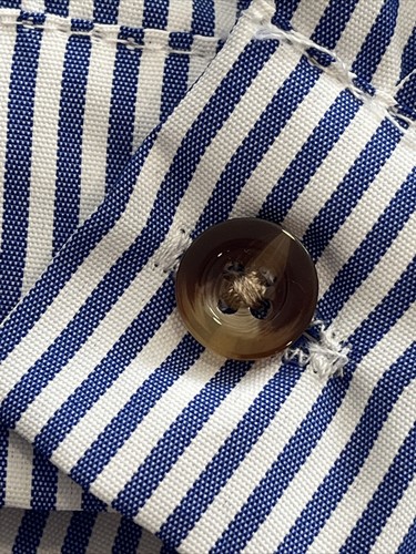SheIn Shirt Kids Boys Striped Button Up Shirt Long Sleeve Size 100 - Picture 16 of 16