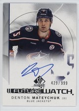 2024-25 SP Authentic Future Watch 429/999 Denton Mateychuk #DM Rookie Auto RC