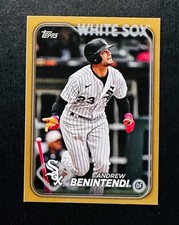 2024 Topps #306 ANDREW BENINTENDI - Gold Parallel /2024 Chicago White Sox 🔥🔥