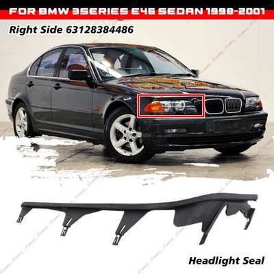 Headlight Trim Gasket Rubber Right For BMW 3 Series E46 4 Door 1998-2001