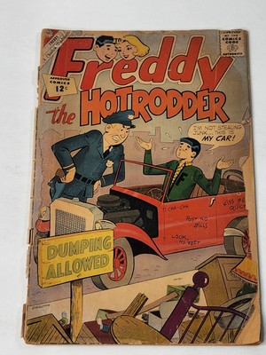 Freddy 37 Charlton Comics Group The Hotrodder Silver Age 1962 .5 Poor