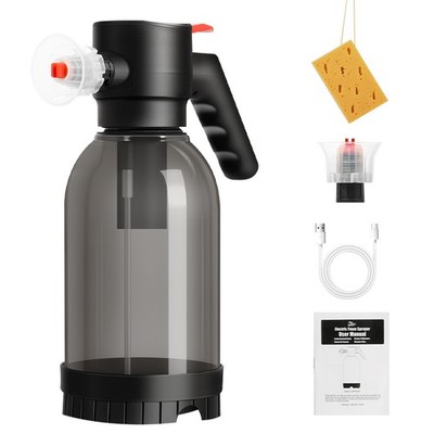 2L Electric Foam Spray Bottle Automatic Rechargeable Sprayer Cordless Car Wash